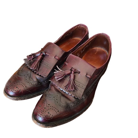 Allen Edmonds Other - Allen Edmonds Men's Size 9 Leather Arlington Loafer Wingtip Tassel USA Made